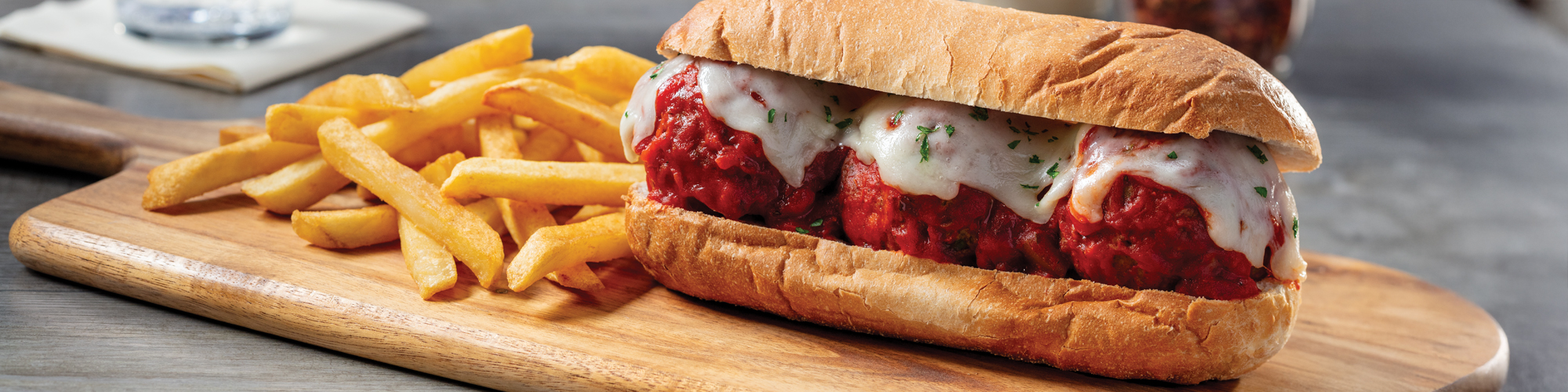 Sub and fries